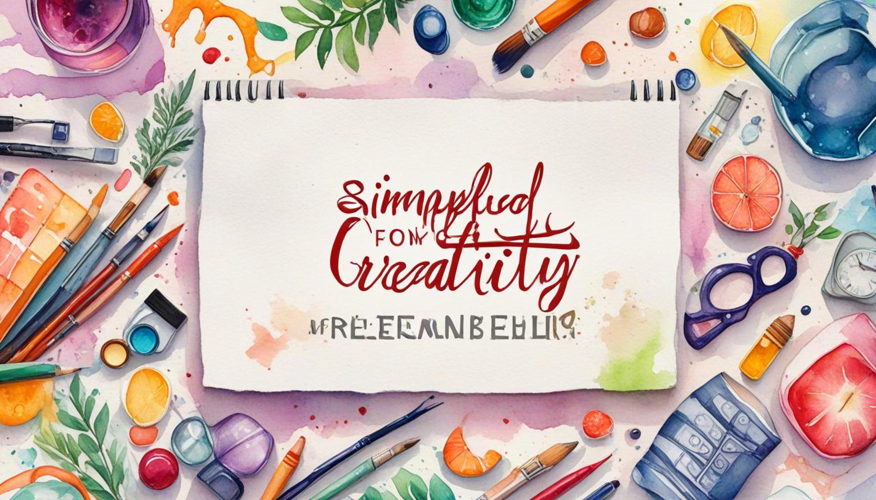 Simplified Living for Creativity: Breaking Free from Excess to Foster Innovation