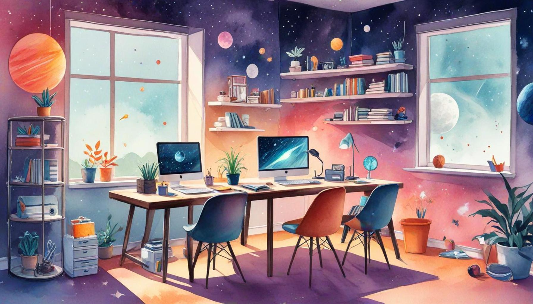 The importance of space management in creating minimalist study environments
